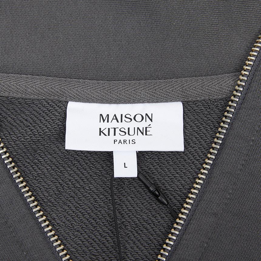 Maison Kitsune Fox Head Men’s Zip-Up Cardigan PM02134 KM0340 P180