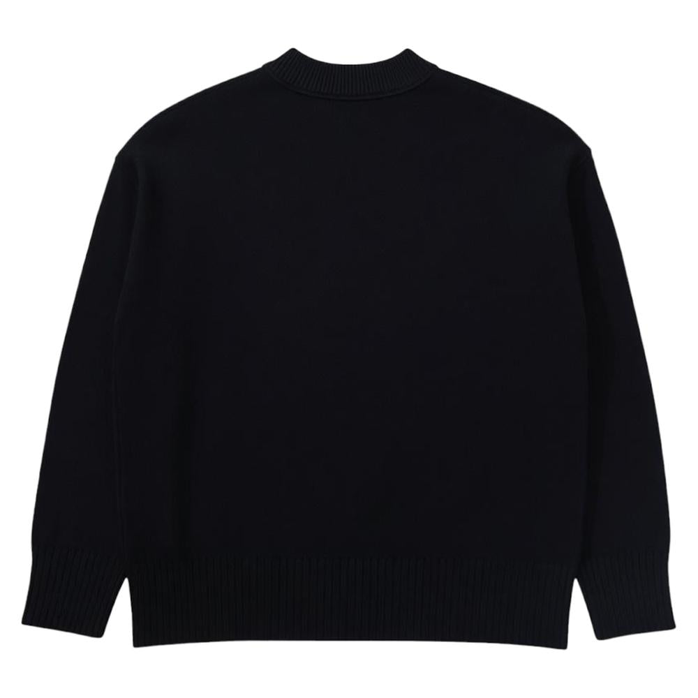 AMI Big Heart Logo Unisex Crewneck Knit Sweater