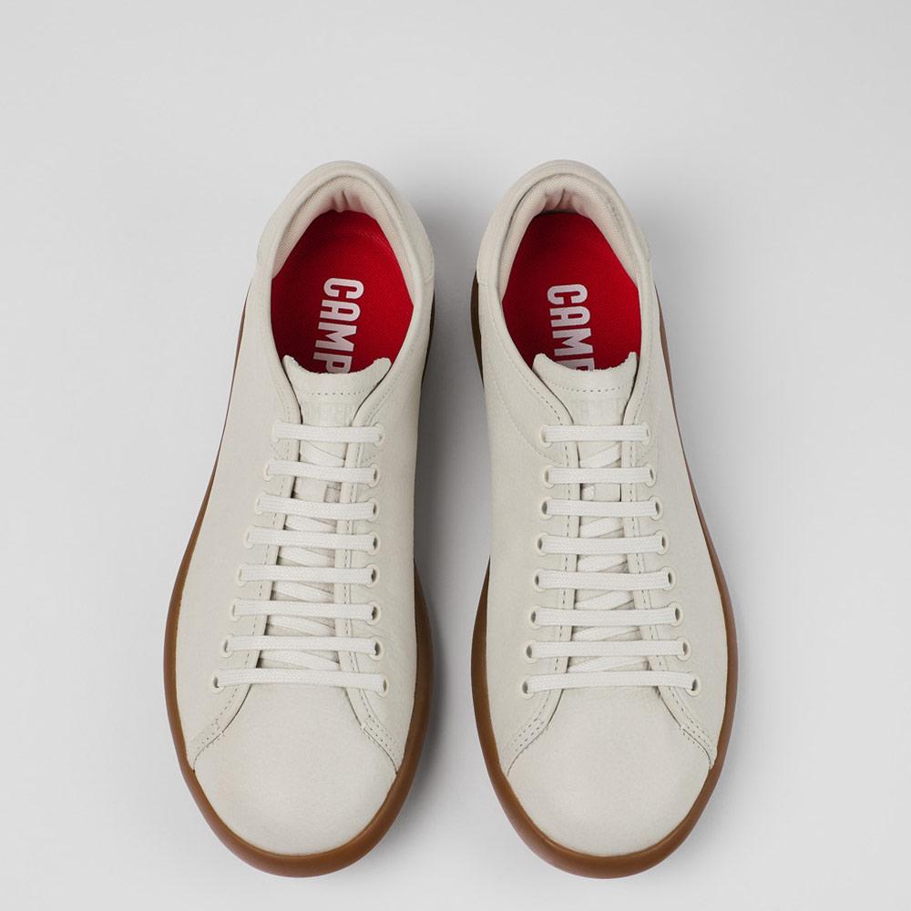 Camper Pelotas Soyer Leather Low-Top Sneakers for Men Black