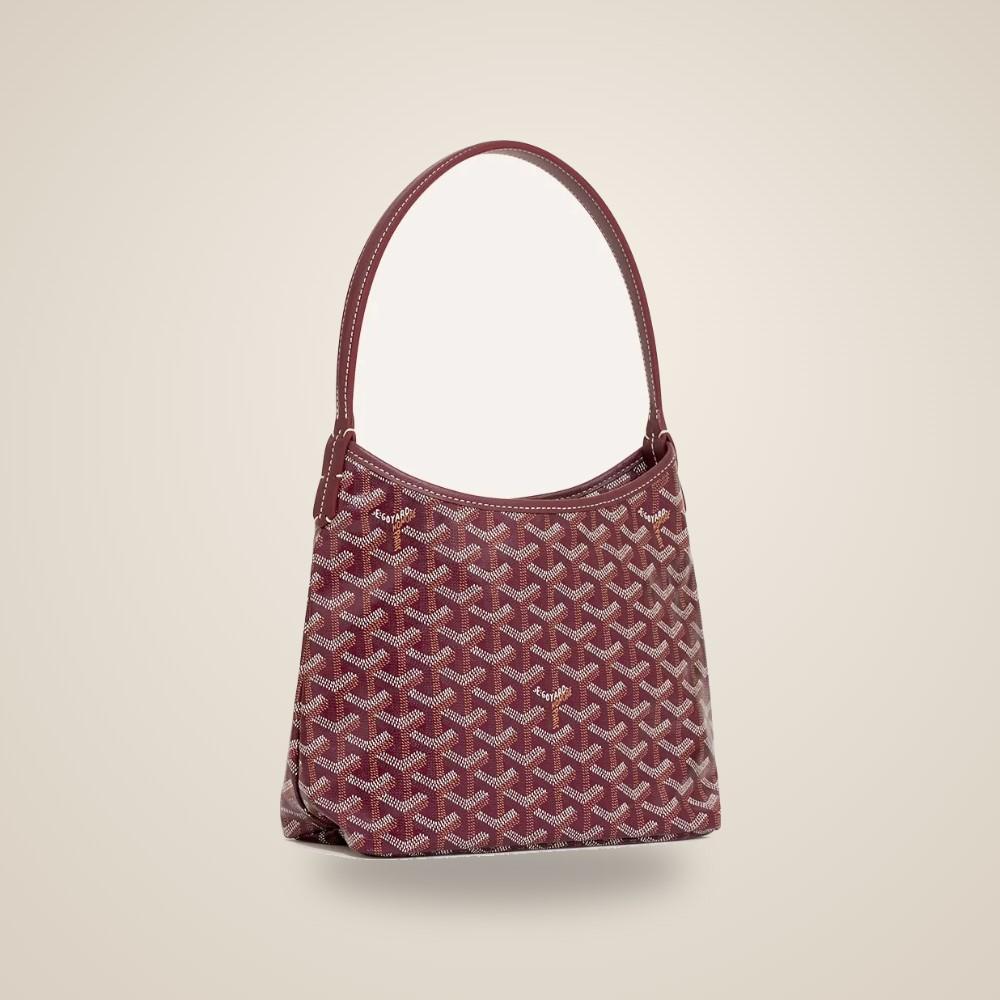 Aimé Leon Dore Burgundy Mini Hobo Tote Bag BOHEME MINTY33 CL33