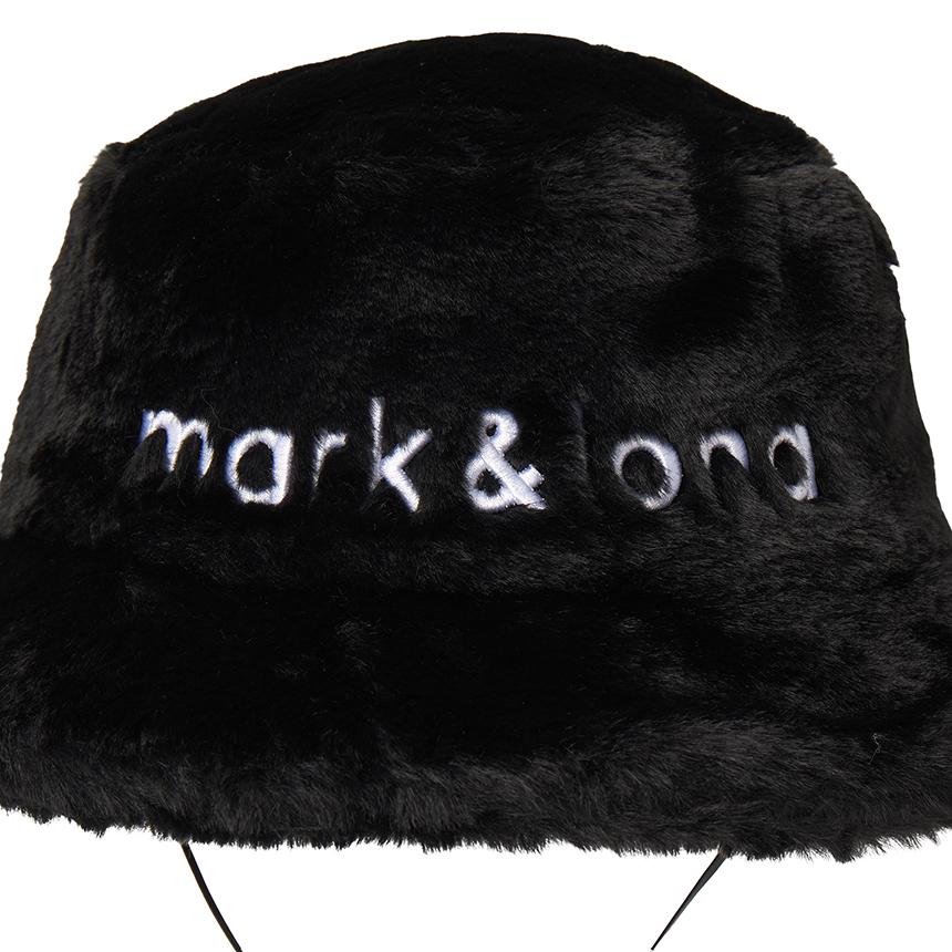 MARK&LONA Faux Fur Bucket Hat Unisex MLF 5C FC16 BLACK
