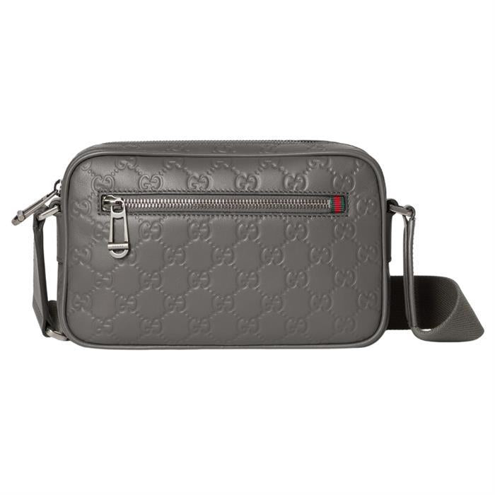 GUCCI GG Emblem Small Crossbody Bag Black