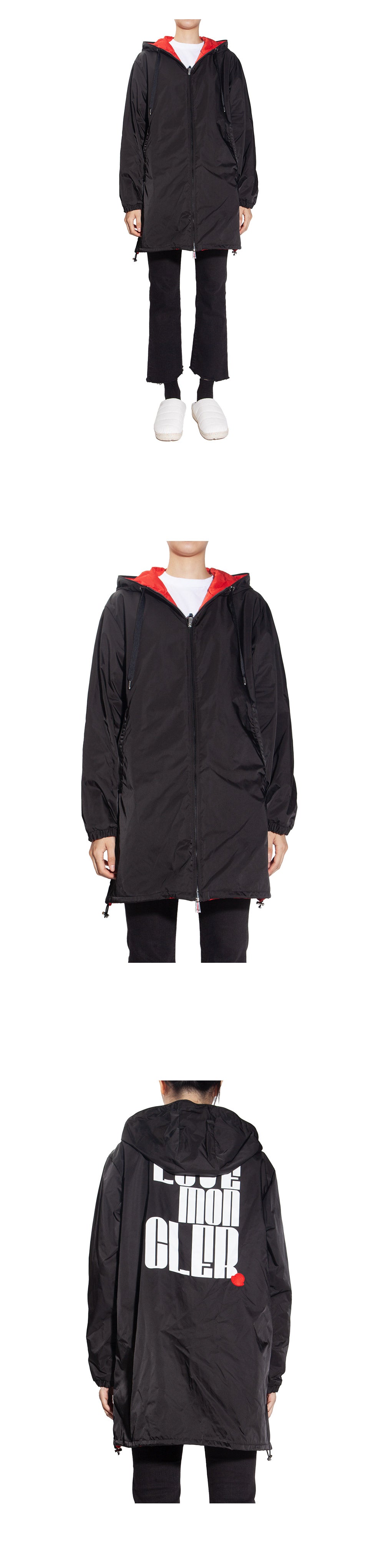 Moncler Women's Reversible Hooded Jacket 1A00074 54A1K 999