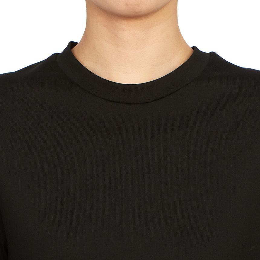 JIL SANDER Women’s Long Sleeve T-Shirt Black Cotton