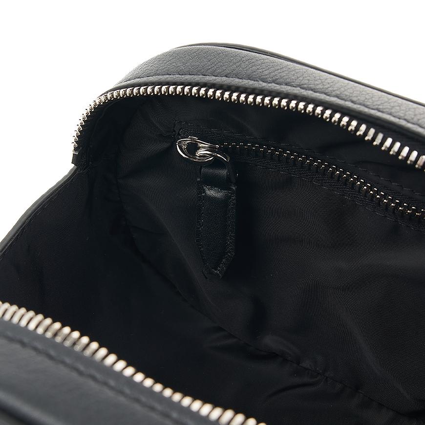 Ferragamo Women’s Double Gancini Pouch 24 1216 NERO 0757932