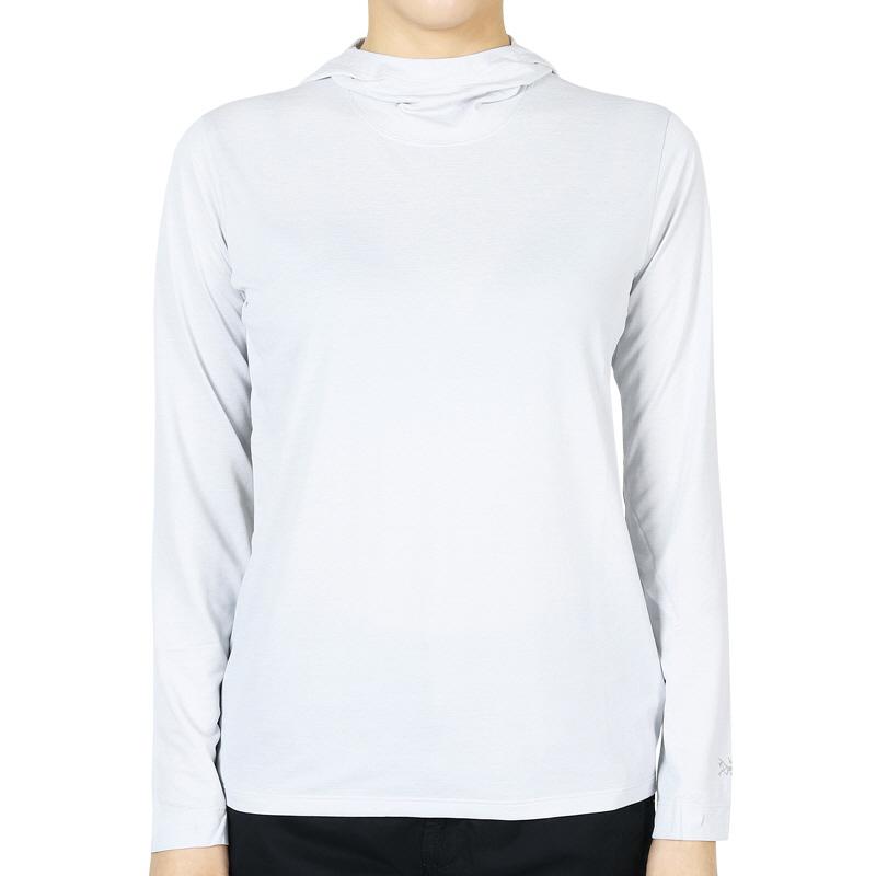 ARC`TERYX Women’s Tima Hooded T-Shirt Light Gray X000007295 ATMOSHEATHER