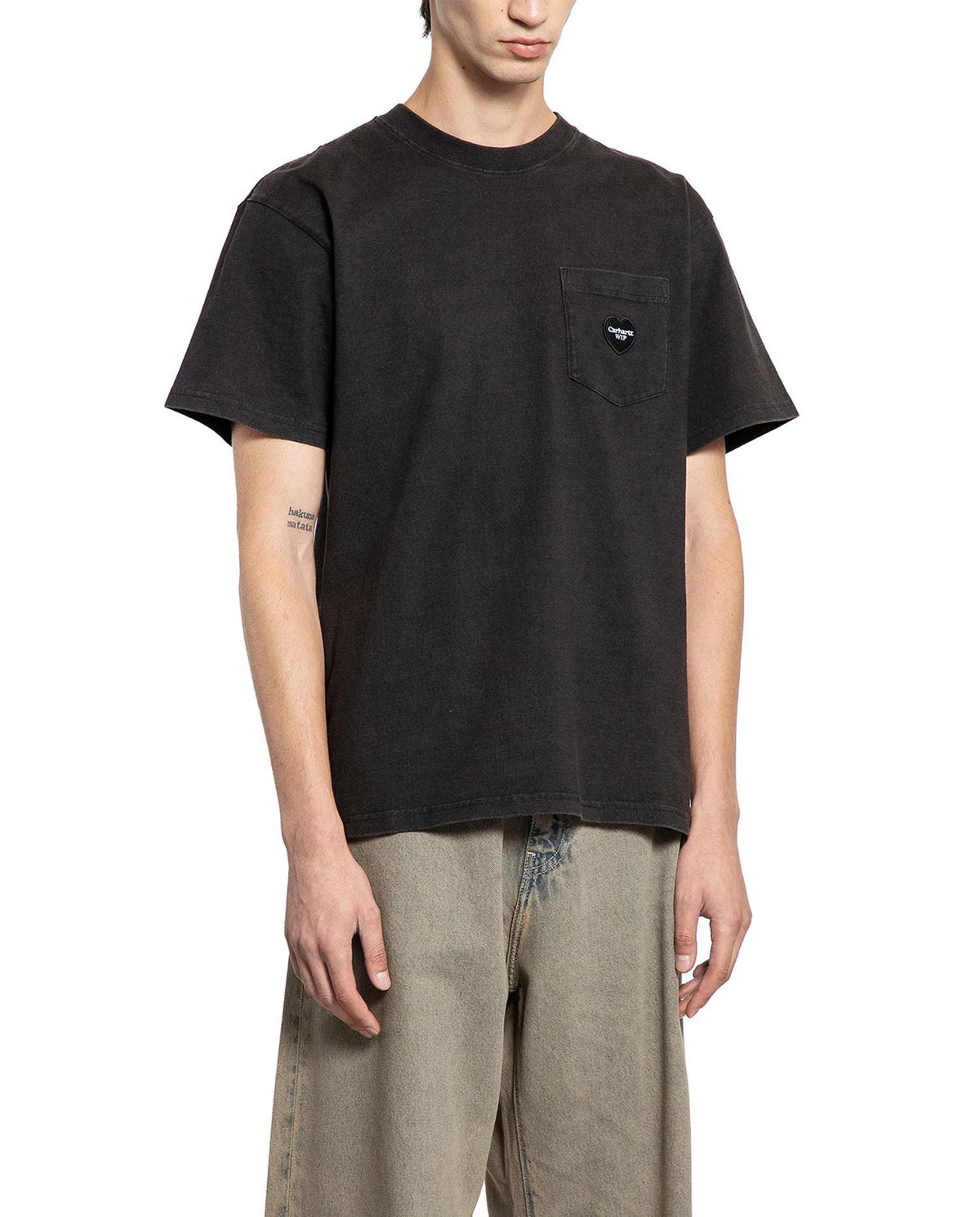 CARHARTT WIP Black INGO Pocket Short-Sleeve T-Shirt Unisex