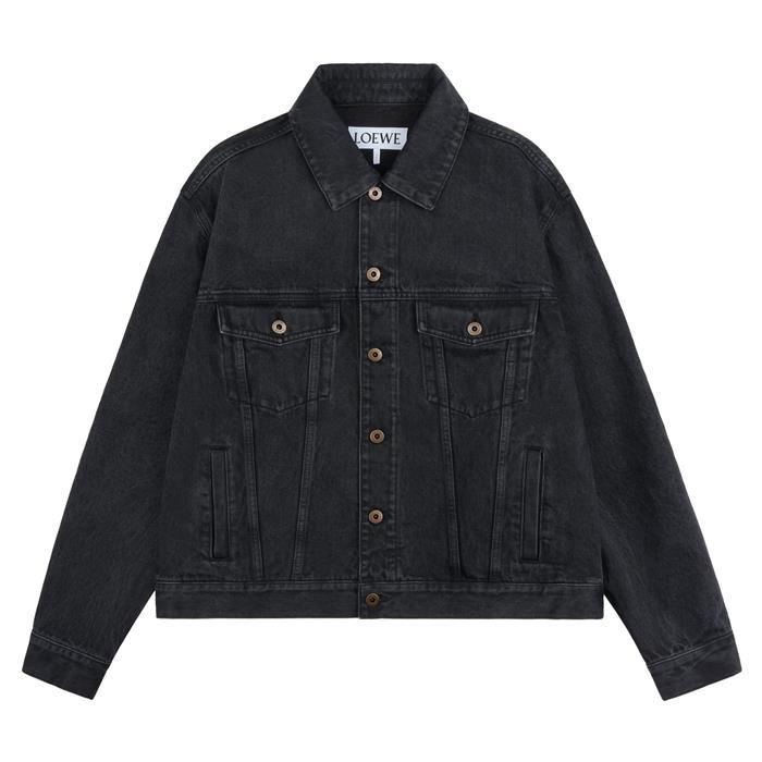 LOEWE Washed Cotton Anagram Denim Jacket H526Y50W40 1100