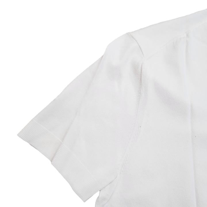 Neil Barrett Men’s White Tech Knit Short-Sleeve T-Shirt PBMA1063E C600