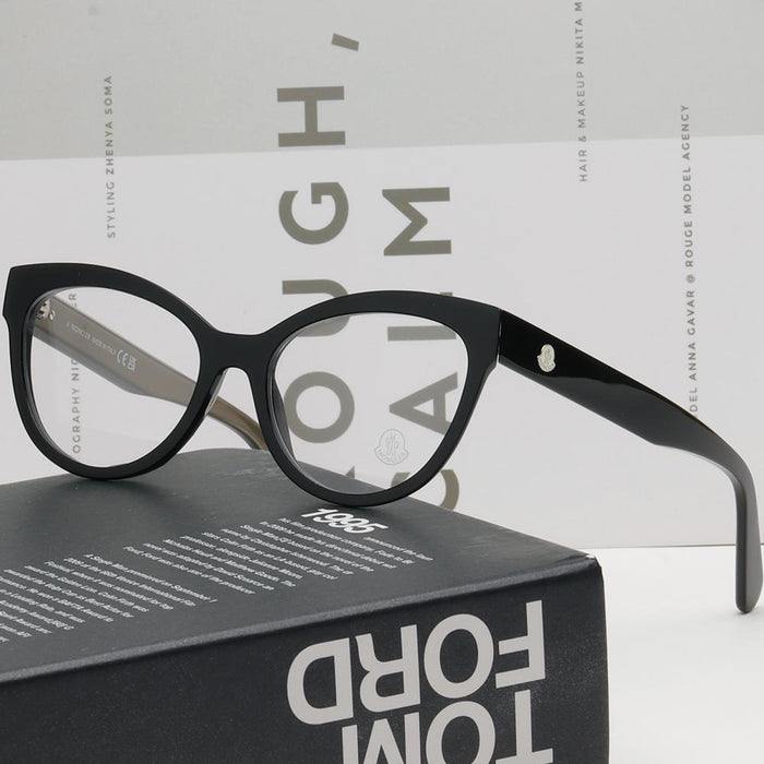 Moncler Cat Eye Acetate Eyeglass Frames Women Unisex ML5142 005