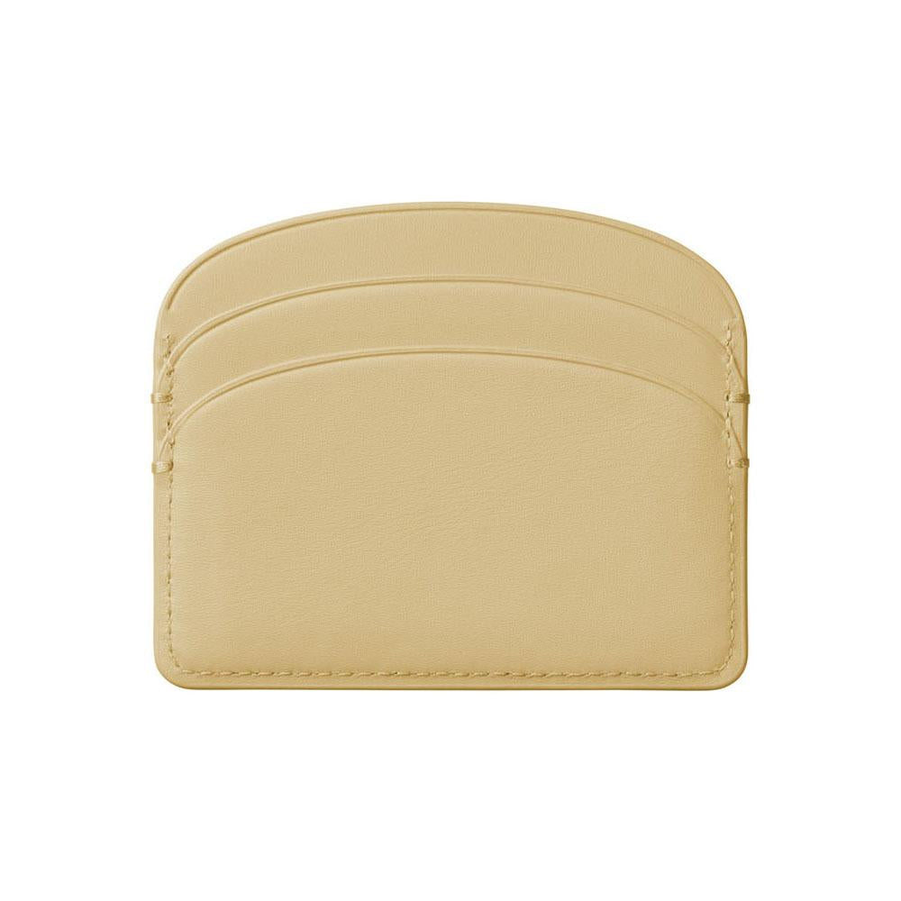 A.P.C. Demi-Lune Logo Half-Moon Card Holder F63270 BAP