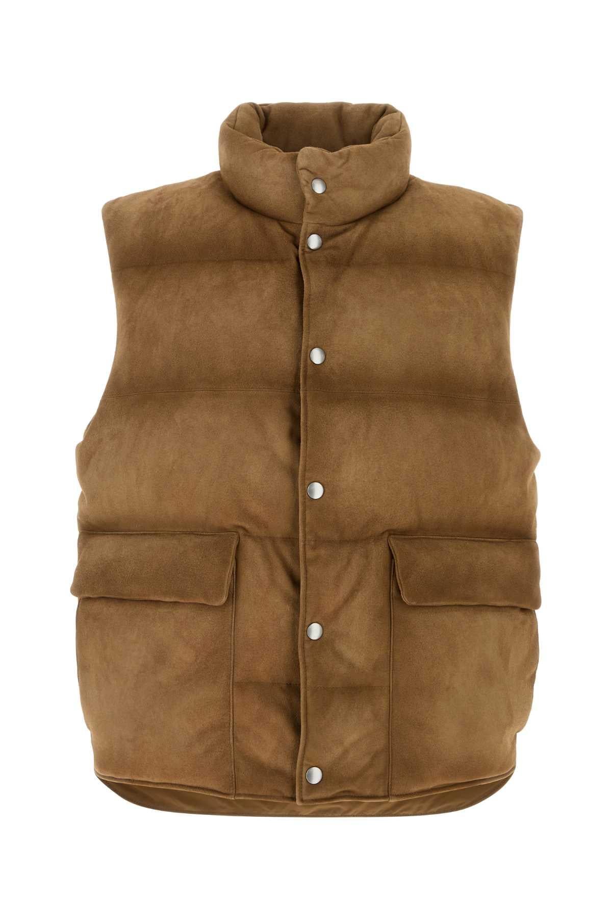 PRADA Down Vest SS26 Men's Puffer Gilet Black