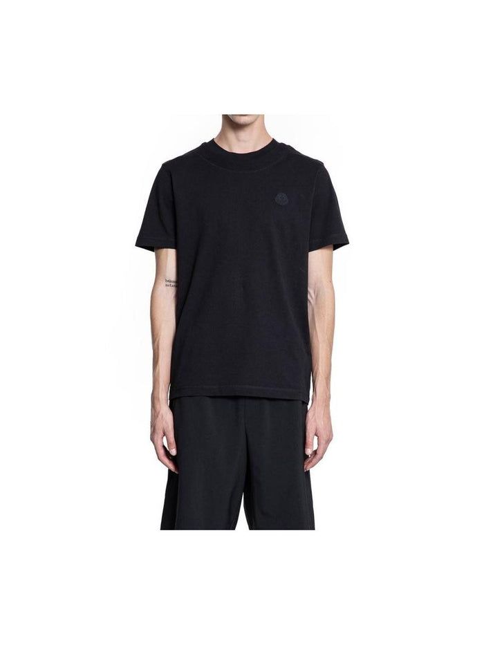 Moncler Logo Patch Cotton T-Shirt 8C00008 89AYW 999