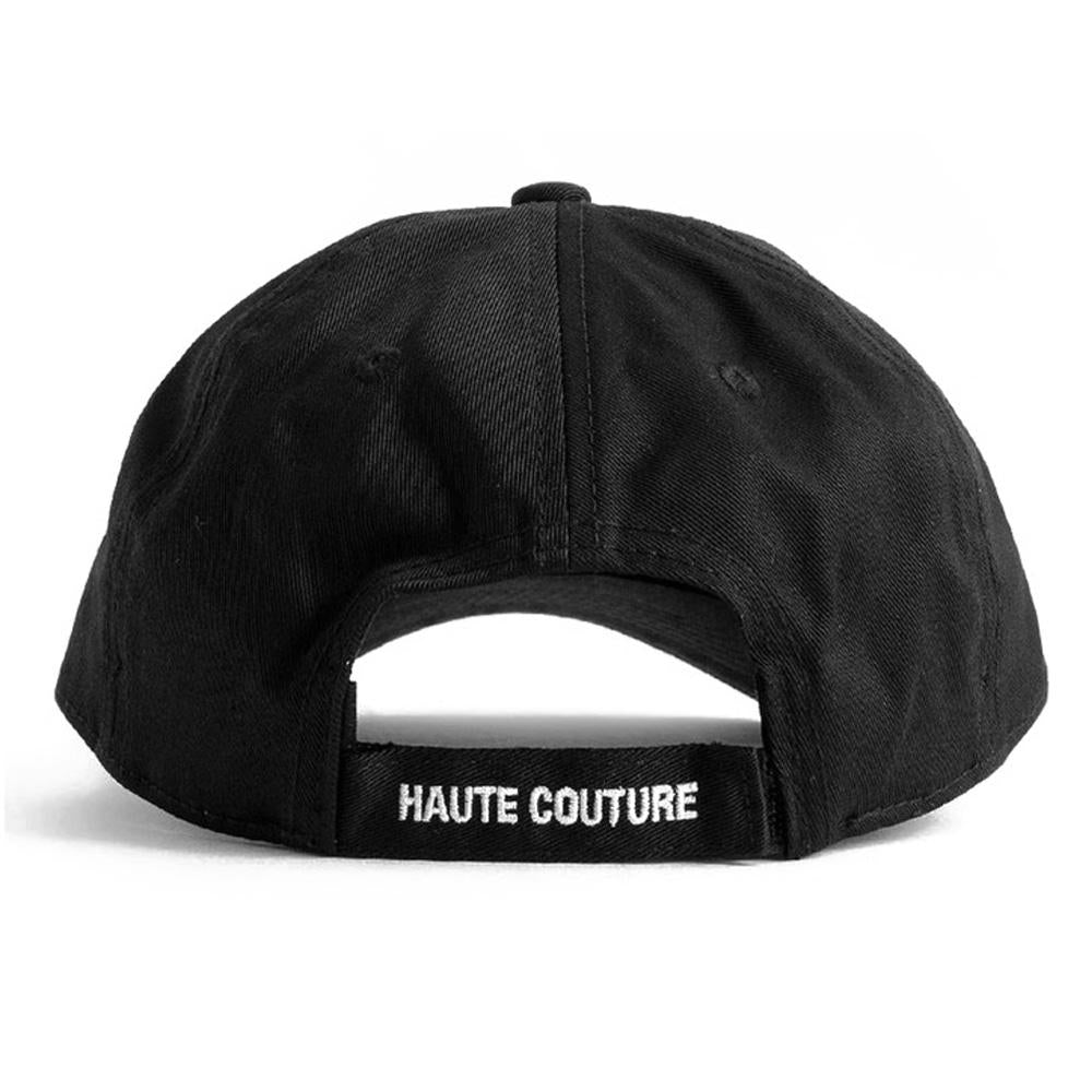 Vetements Haute Logo Embroidered Black Cap