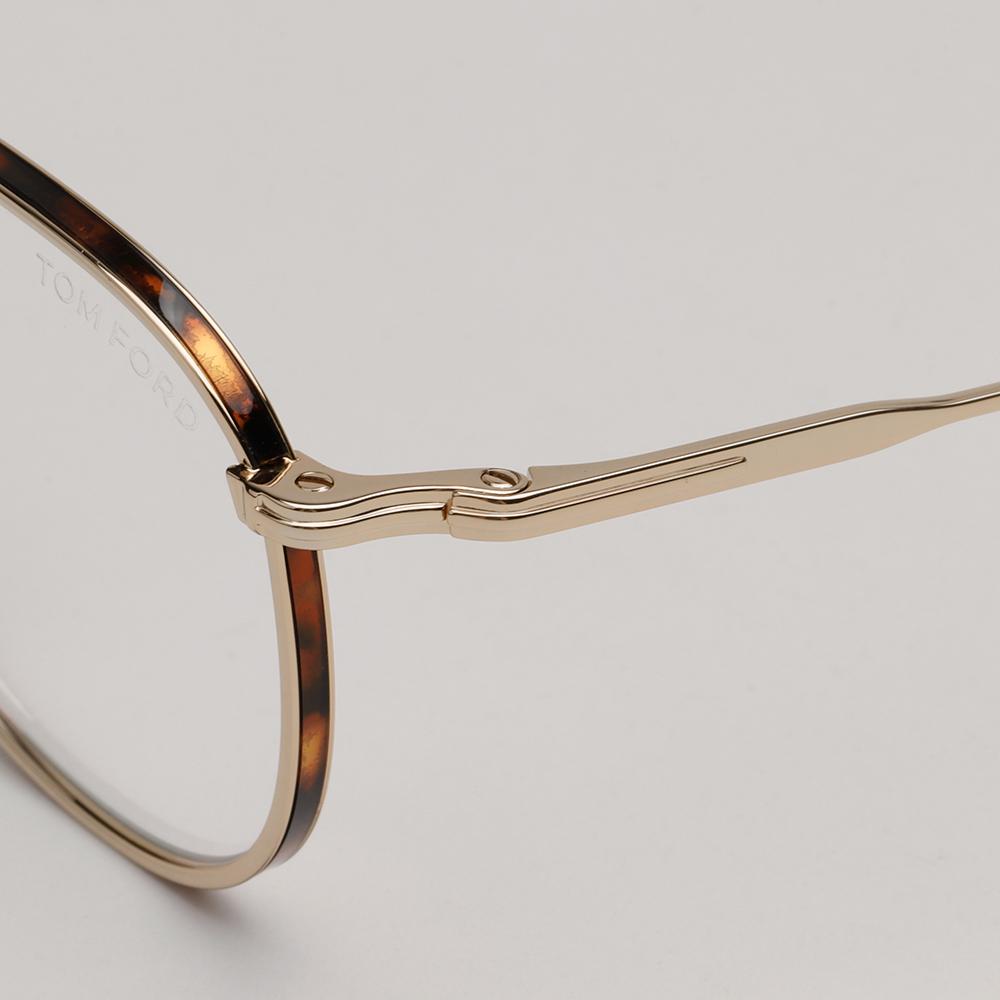 TOM FORD Gold Aviator Blue Light Blocking Eyeglasses Unisex TF5691B 028