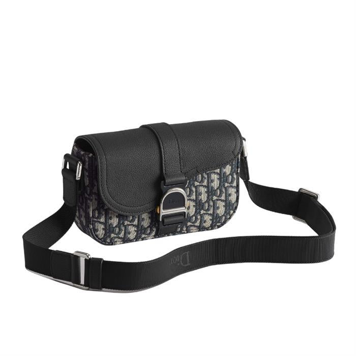 DIOR Saddle Heritage Flap Mini Crossbody Bag