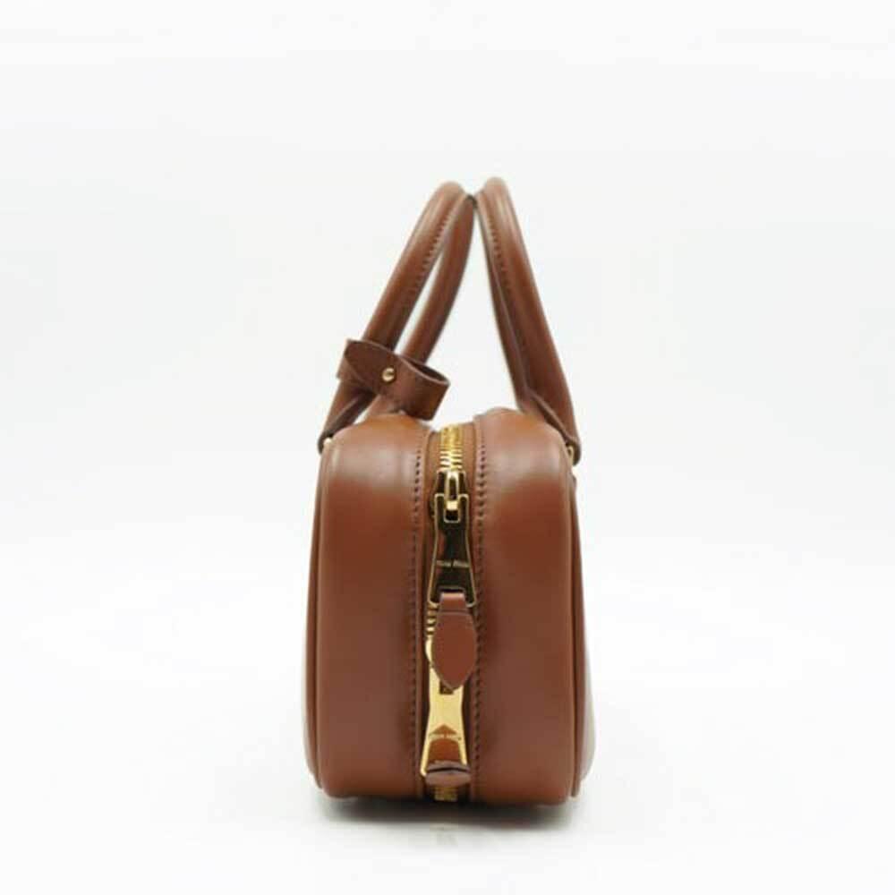 Miu Miu Large Arcadie Leather Tote Bag Black