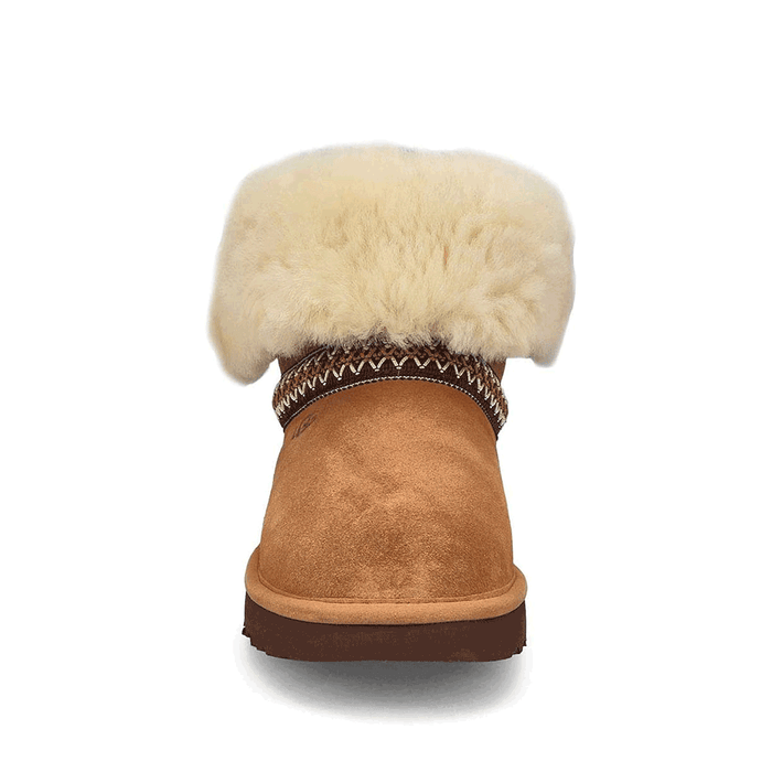 Ugg Classic Short Crescent Boots Women Chestnut 1161770