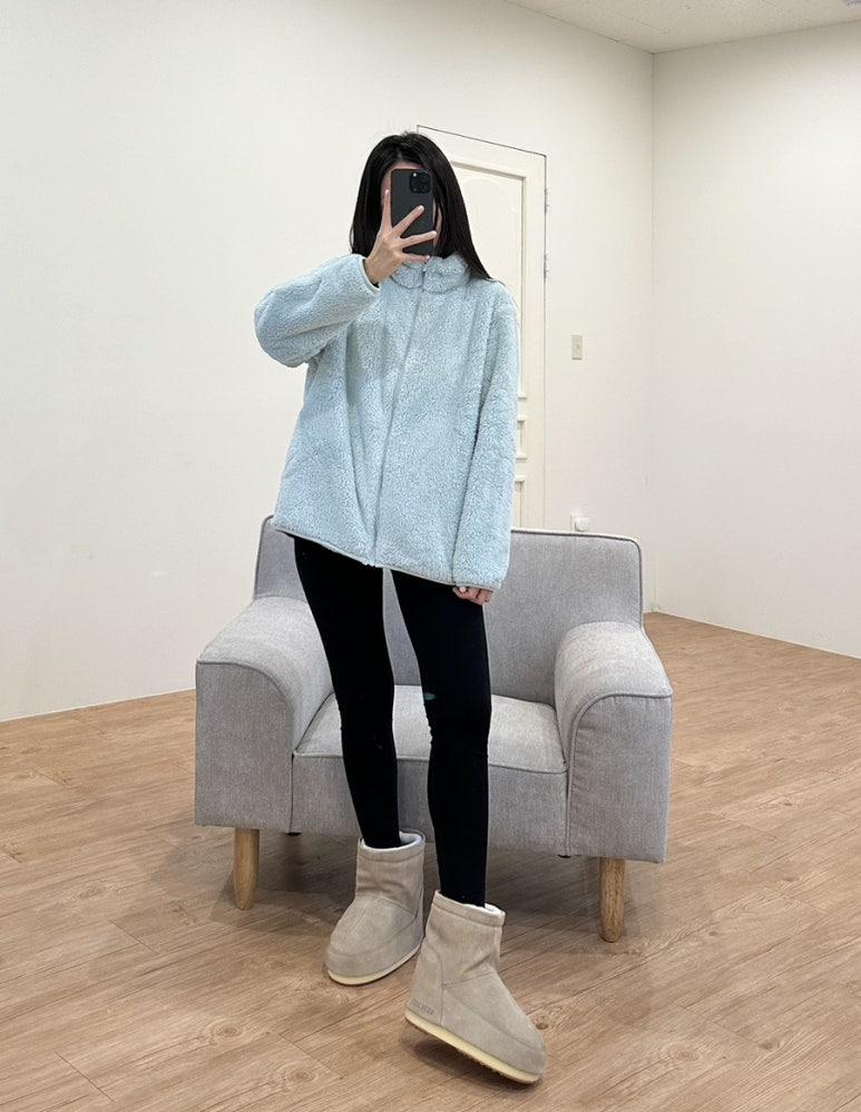 MOON BOOT Suede No-Lace Winter Boots Sand Womens 14094000 004