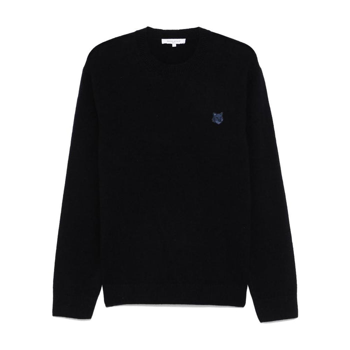 Maison Kitsune Bold Fox Head Patch Lambswool Crewneck Sweater NM00805KT1006 P480