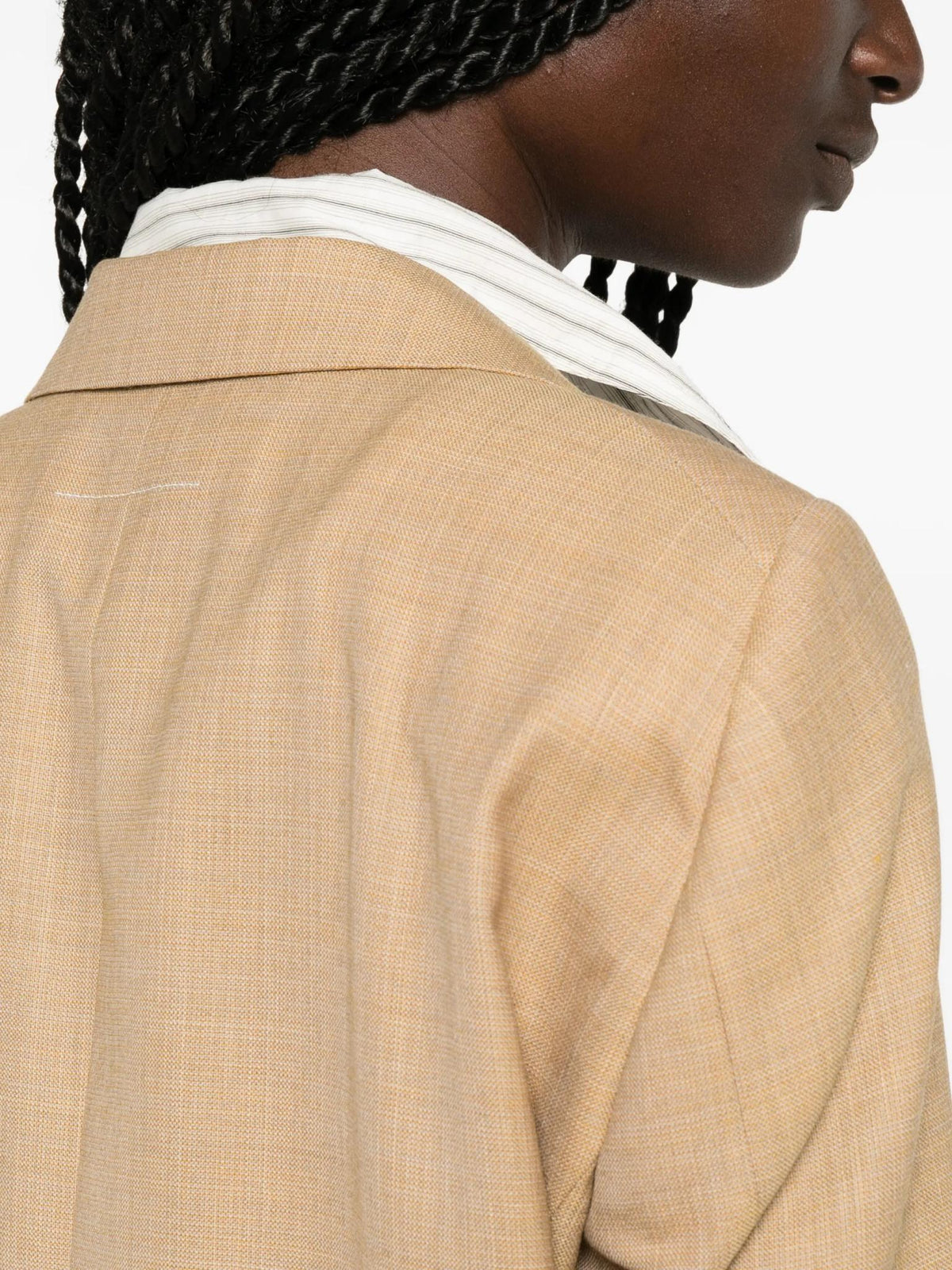 Maison Margiela Black Wool Blazer Jacket for Women