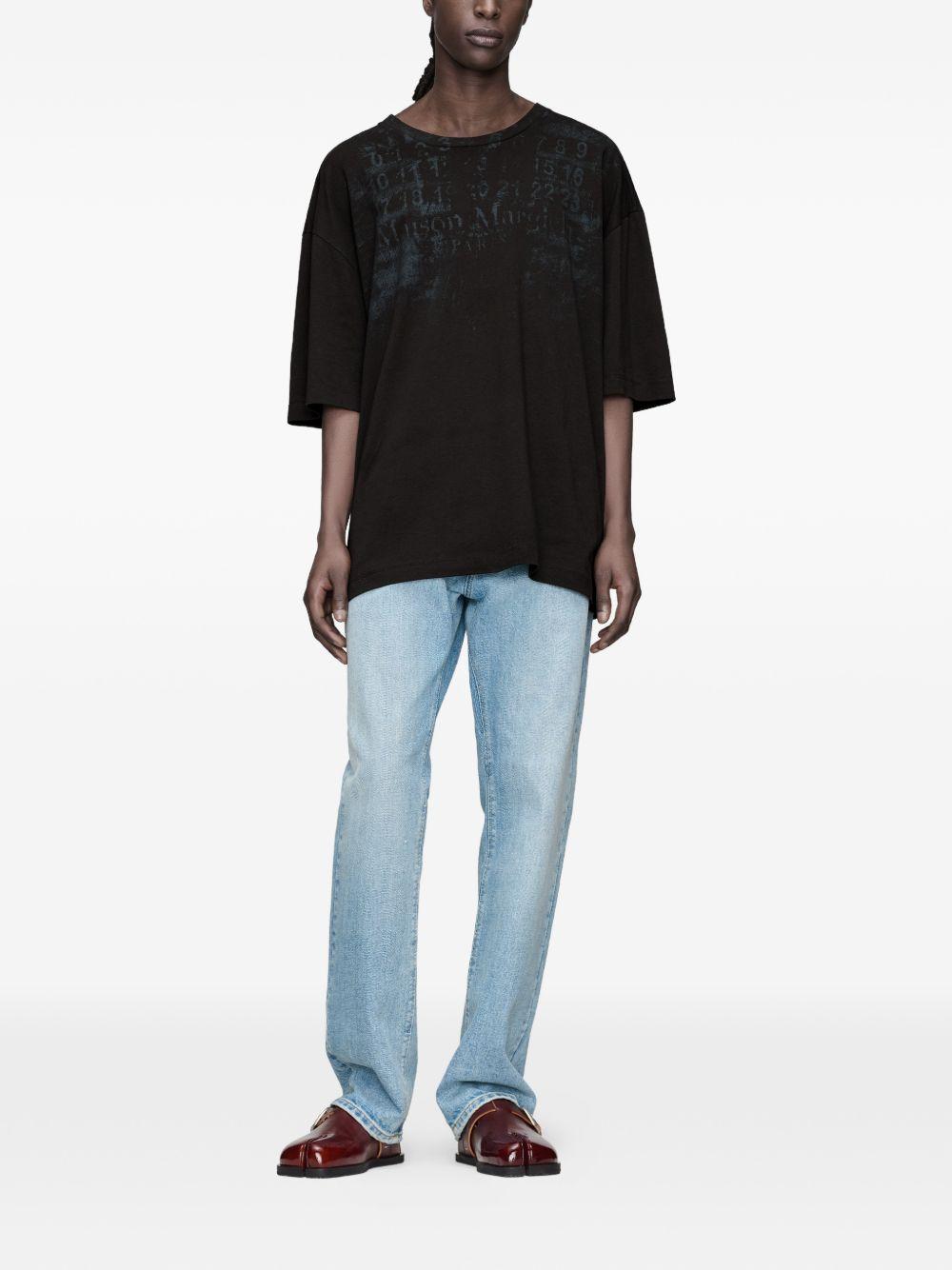 Maison Margiela Short Sleeve Cotton T-Shirt Black Men’s