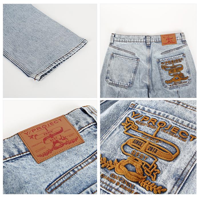 Y PROJECT Marie Denim Jeans for Men JEAN44S24 LIGHT ICE