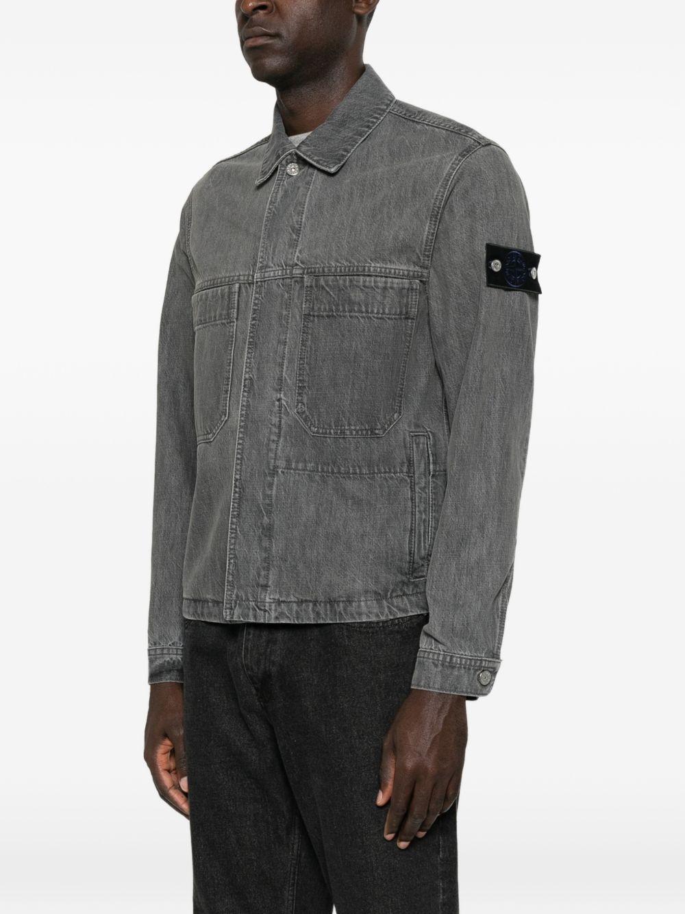 STONE ISLAND Indigo Denim Trucker Jacket Men