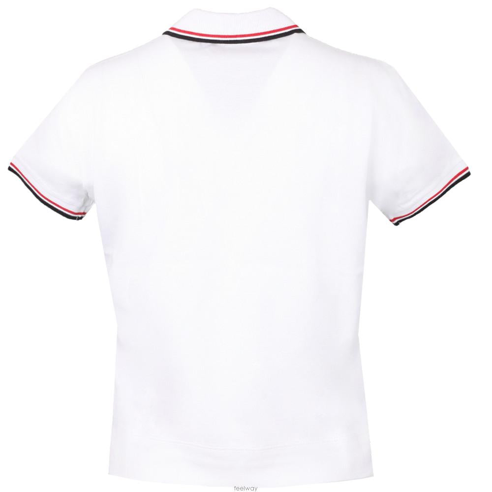 Dsquared2 Women's Logo Patch Short-Sleeve Polo Shirt S72GC0960 S22996 100