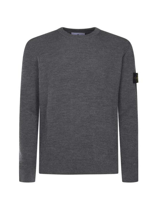 STONE ISLAND Full Rib RWS Wool Crewneck Sweater K2S15 S00C2 V0M67