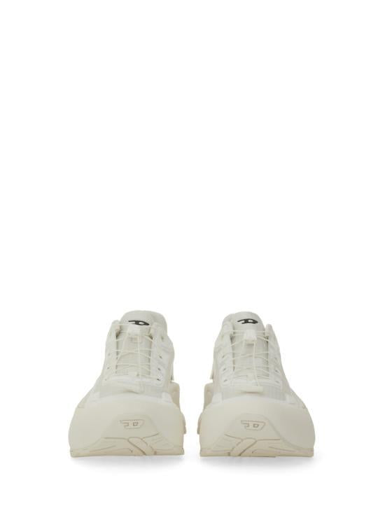 DIESEL White Leather Low-Top Sneakers for Men Y03444P6918T1003 WHITE DOM