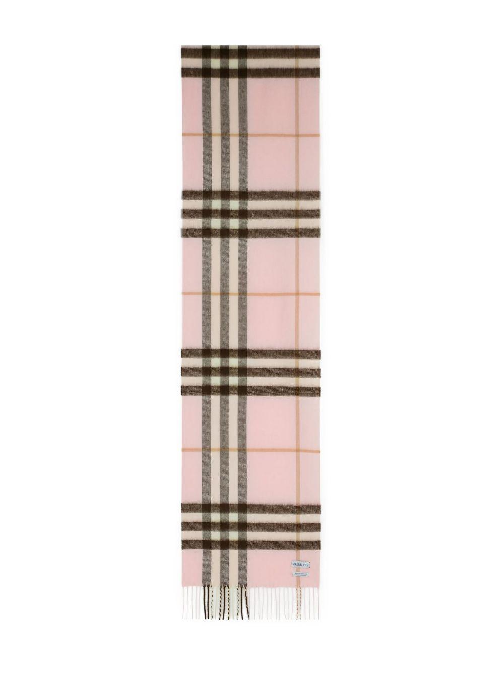 BURBERRY Checked Wool Scarf