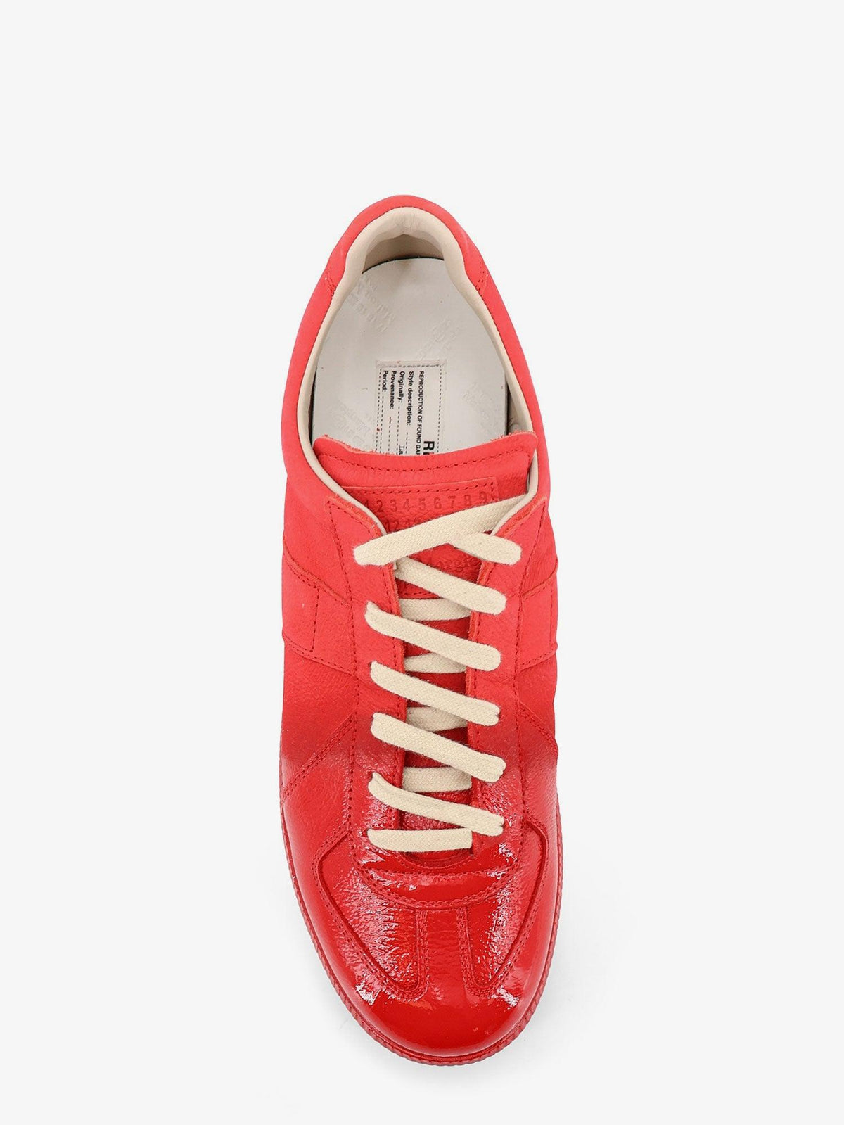 Maison Margiela Blue Suede Low-Top Sneakers for Men