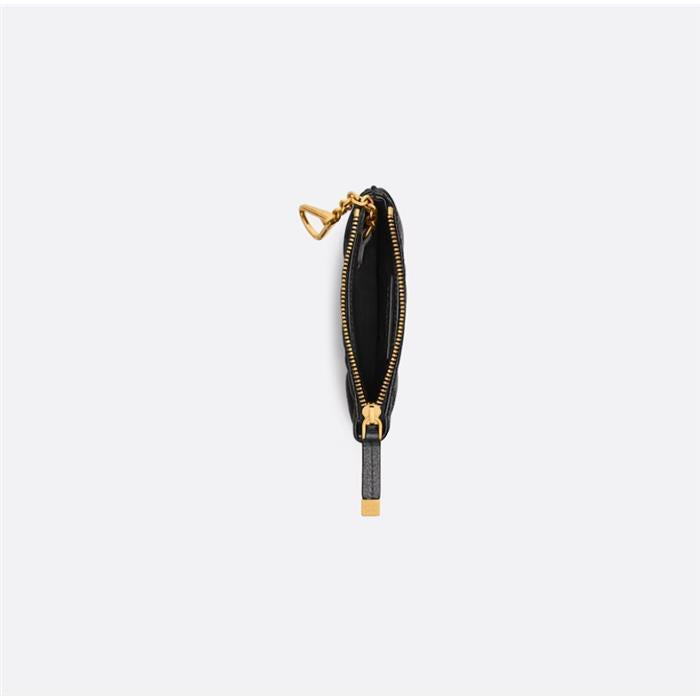 DIOR Caro Myrte Zip Key Wallet S5158UWHC