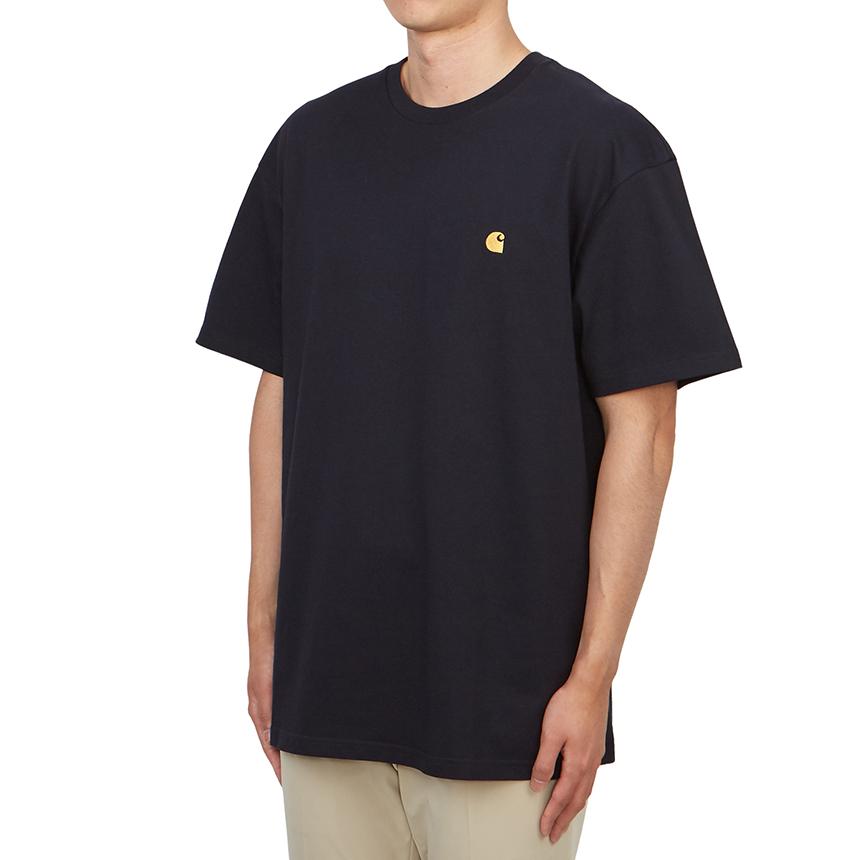 Carhartt Chase Men’s Short Sleeve T-Shirt Black Cotton
