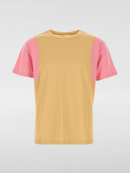gimaguas Beige Pink Short Sleeve Cotton T-Shirt