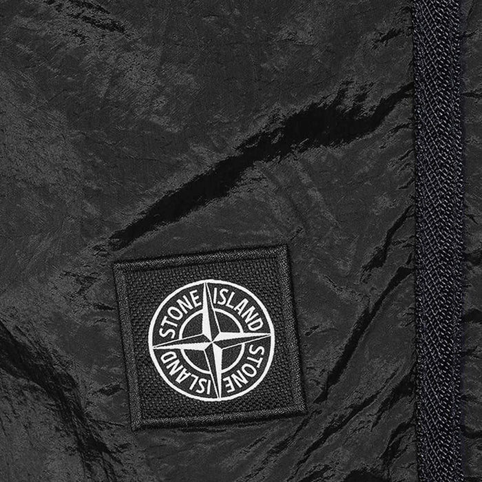 STONE ISLAND Black Logo Swim Shorts