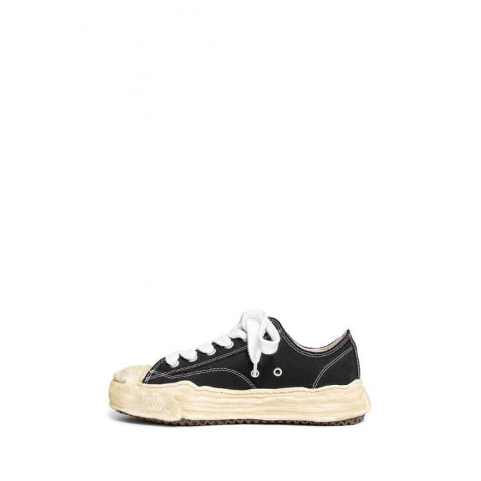 Maison Mihara Yasuhiro Hank OG Sole Canvas Low-Top Sneakers Black A13 FW733