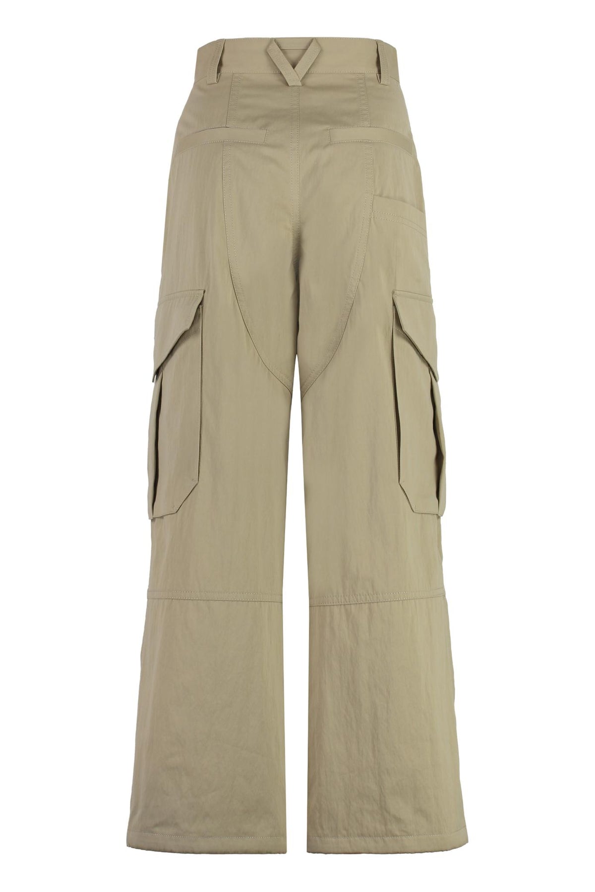 Bottega Veneta Gray Cotton Cargo Pants