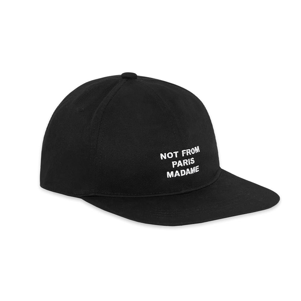 DROLE DE MONSIEUR La Casquette Black Embroidered Baseball Ca PERMCP194CO138BL BL