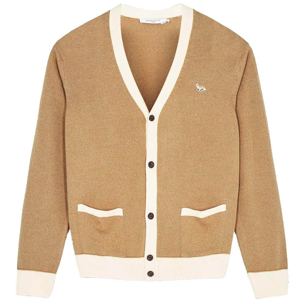 Maison Kitsune Baby Fox Bicolor Cardigan HU00542KT1036 P221