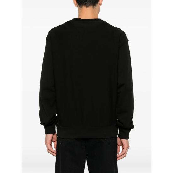 KENZO Long Sleeve Sweatshirt for Men FG6 5SW277 4MJ 99J BLACK DOM