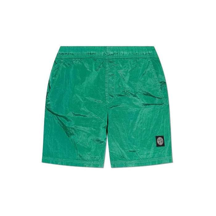 STONE ISLAND Nylon Metal Shorts Men Green