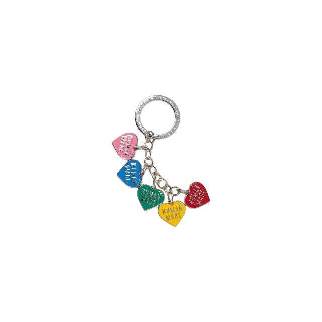 Humanmade Red Heart Charm Keyring Unisex Accessories HM30GD122