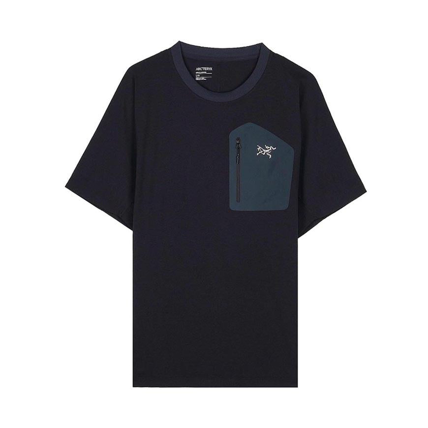 ARC`TERYX Men’s Ciel Pocket T-Shirt Black Grey