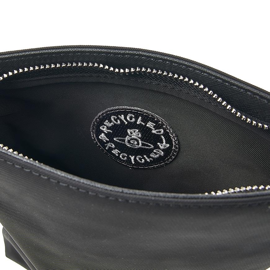 Vivienne Westwood Men’s Square Crossbody Bag Black Leather