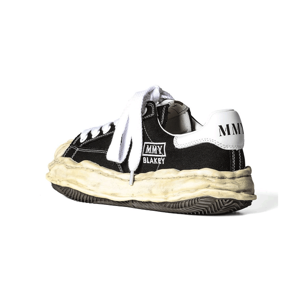 Maison Mihara Yasuhiro Blakey Dyed Canvas Low-Top Sneakers Unisex A13FW728 BLK