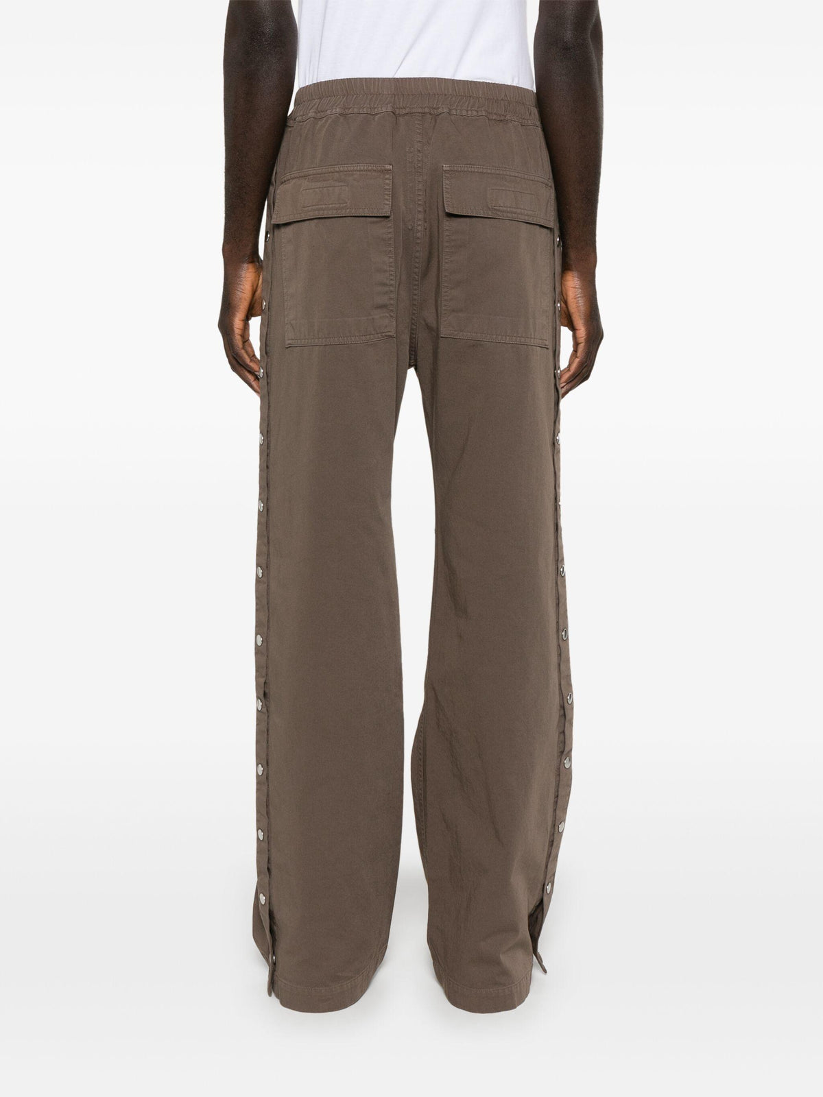 Rick Owens DRKSHDW Dust Cotton Twill Pusher Sweatpants DU02D2393 TW 34