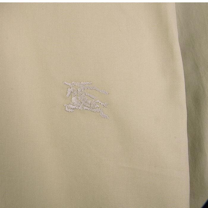 BURBERRY Oxford Long Sleeve Logo Embroidered Men's Shirt