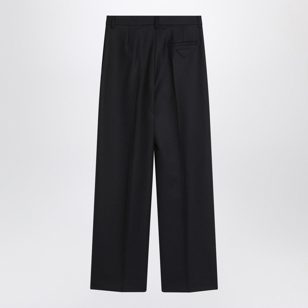 PRADA Black Wool Classic Trousers
